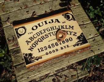 Rustic Natural Wood Ouija Board 12" x 16"