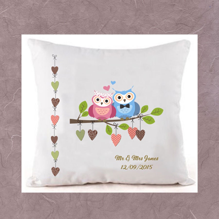 Personalised wedding cushion Anniversary cushion