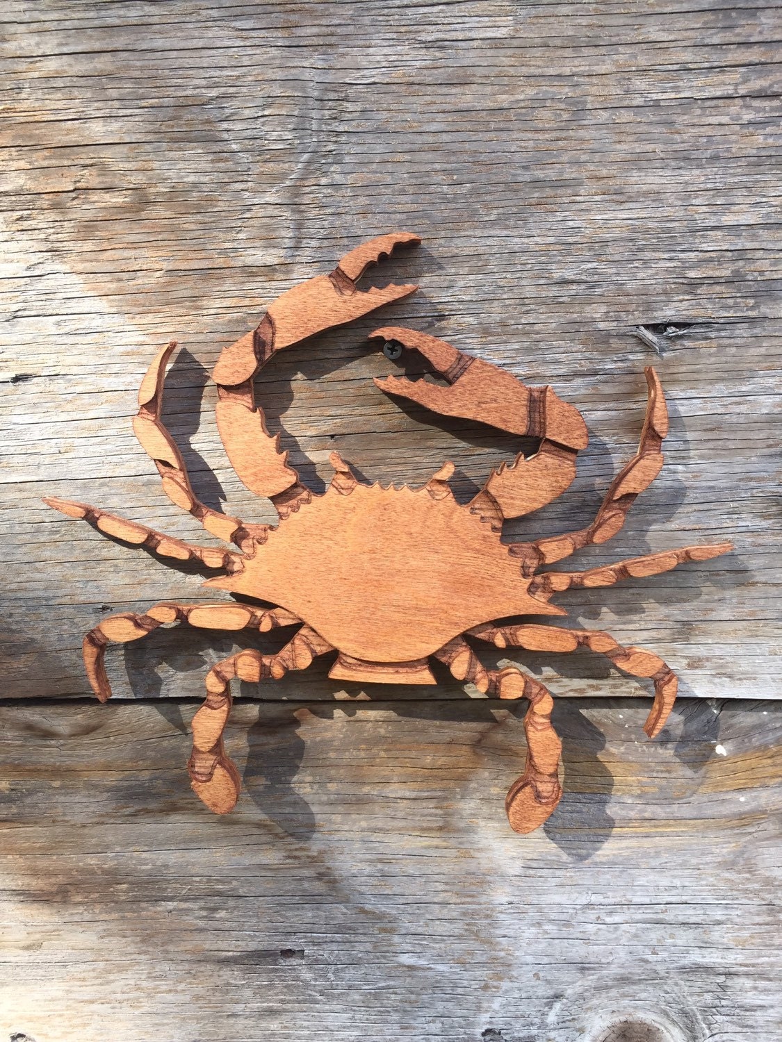 Crab Wooden Wall Art Beachhouse decor Coastal Decor