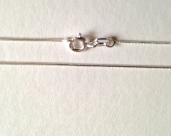 Sterling Silver Snake Chain