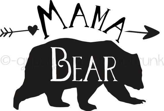Mama Bear Mama Bear Decal Mama Bear Car Decal Mama Bear