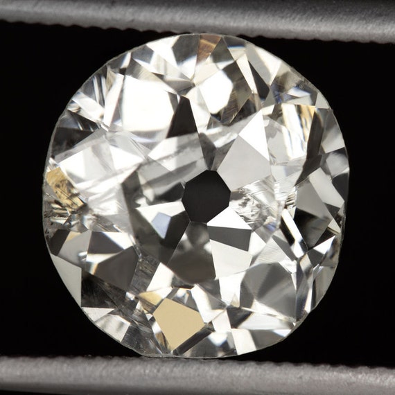 Antique 2.50 Carat Old Mine Cut Loose Diamond by IvyandRoseVintage