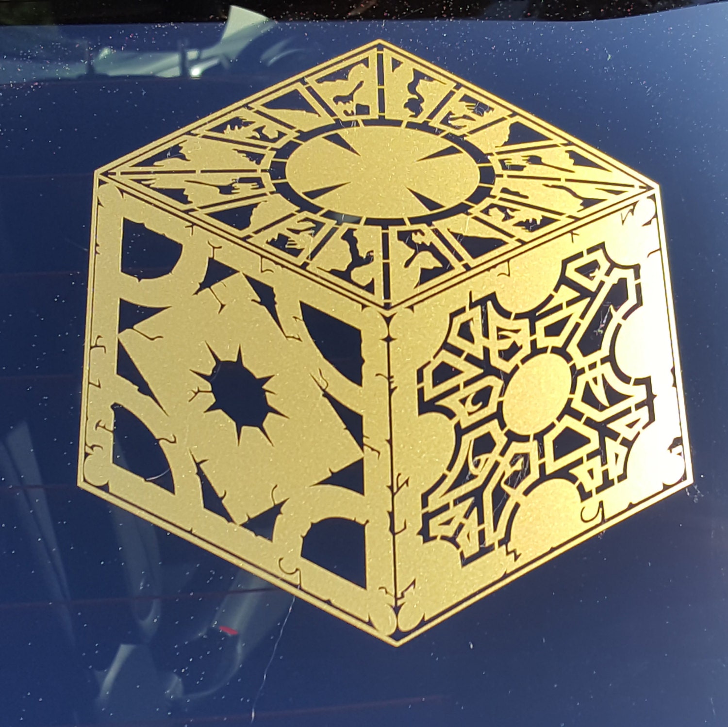 Hellraiser Puzzle Box Vinyl Decal Multiple Colors