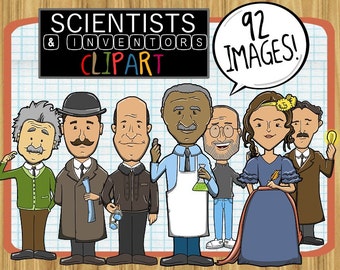 Scientists and Inventors ClipArt