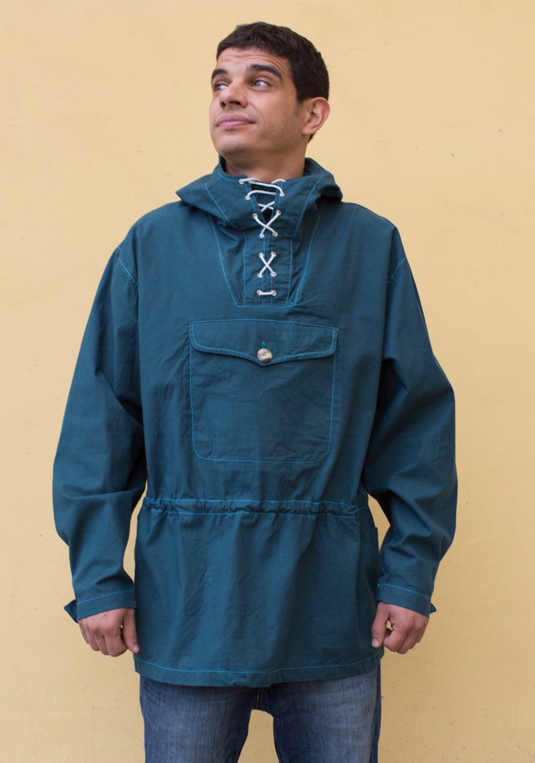 SALE Classic Kagool Cotton Canvas Anorak Smok Parka Jacket