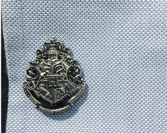 Harry Potter Hogwarts School Crest Cufflinks (one pair)