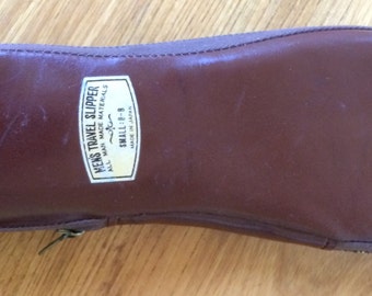 Vintage Men's Travel Slippers