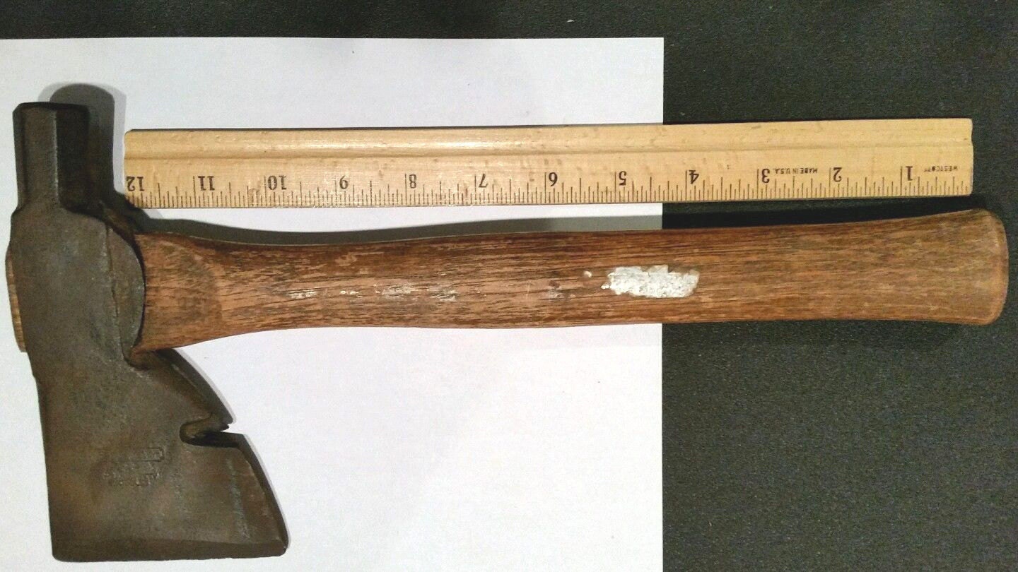 Vintage Stanley H122 Roofing Shingle carpenter Half Hatchet & original