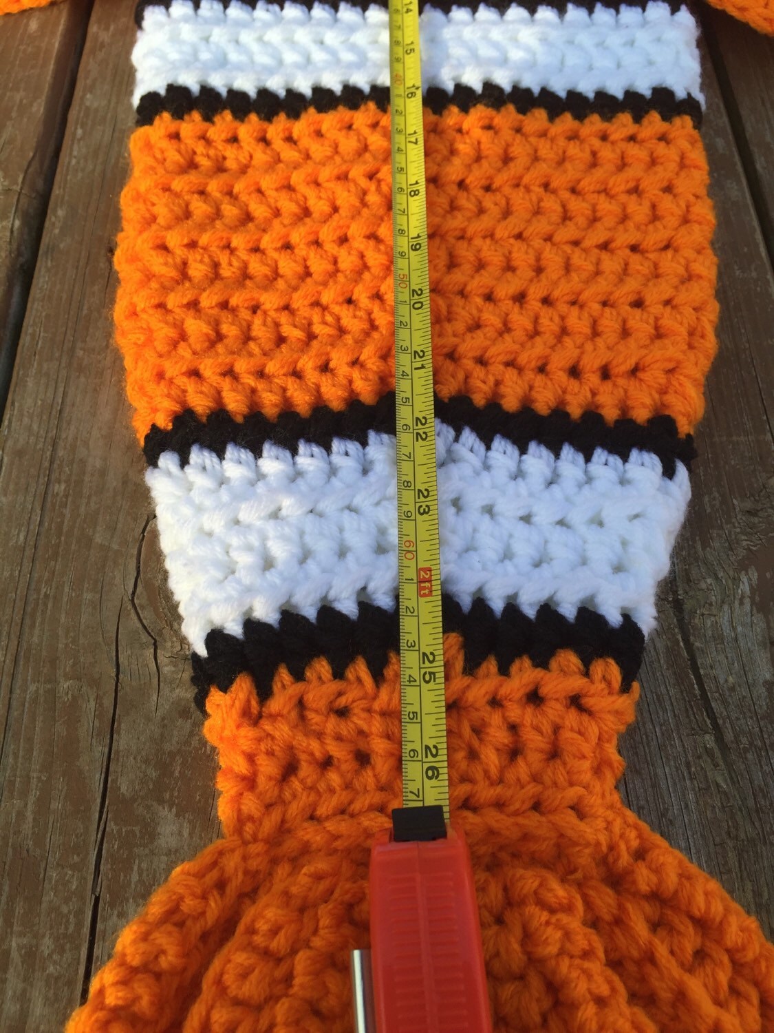 Nemo Inspired Fish/Mermaid Tail Blanket