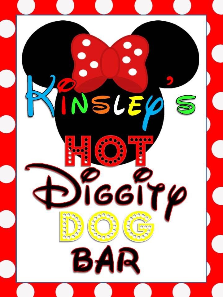 Hot Diggity Dog Bar Print 8x10