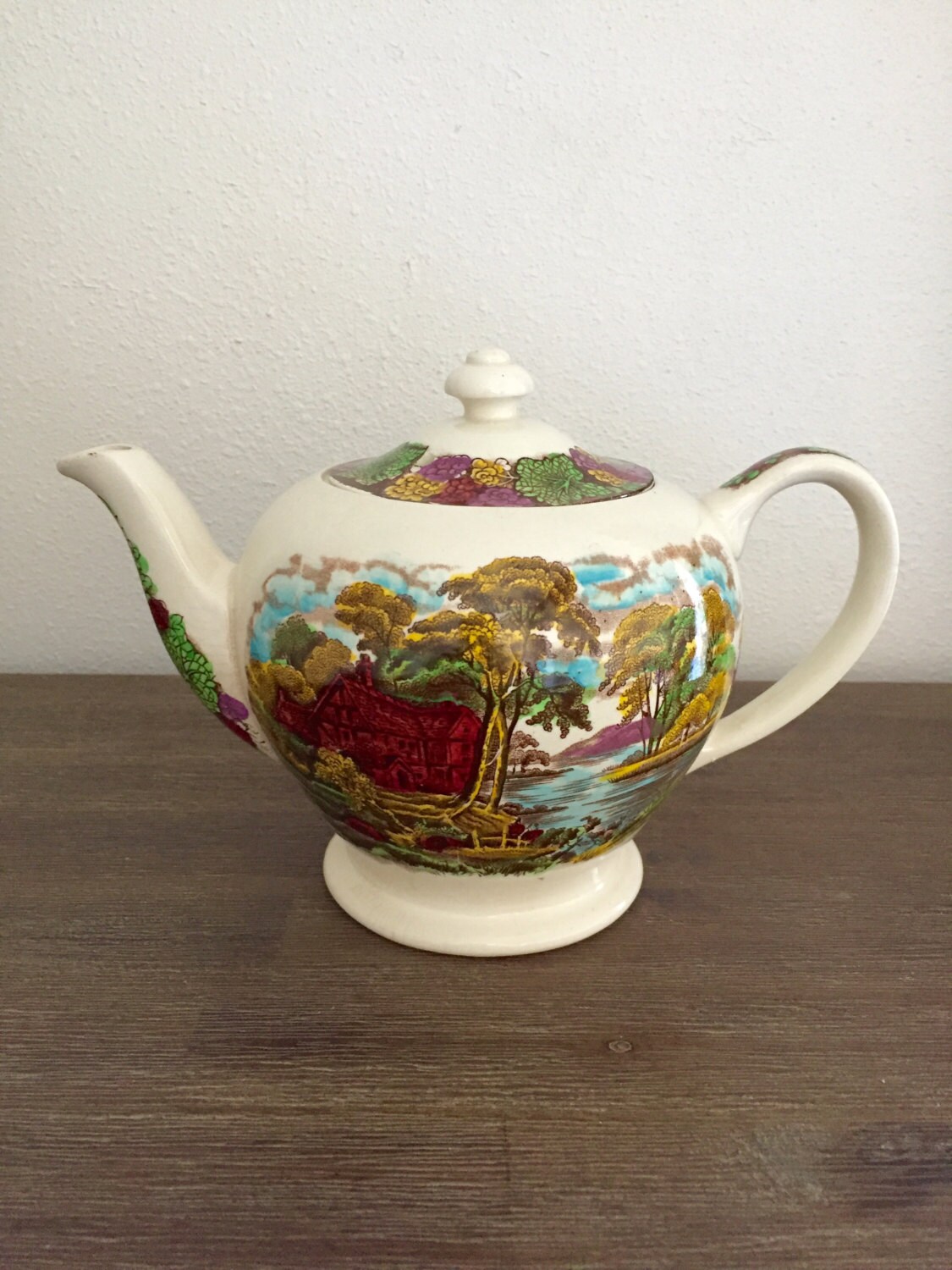 Vintage Teapot Sadler Country Life Teapot