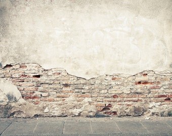Broken Brick Wall Backdrop Broken Brick Wall Backdrop