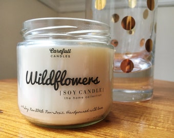 Wildflowers | Soy Candle | Non-GMO | Non-Toxic | Handmade with love
