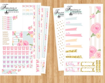 Printable Erin Condren Style A5 Planner Insert for Kikki