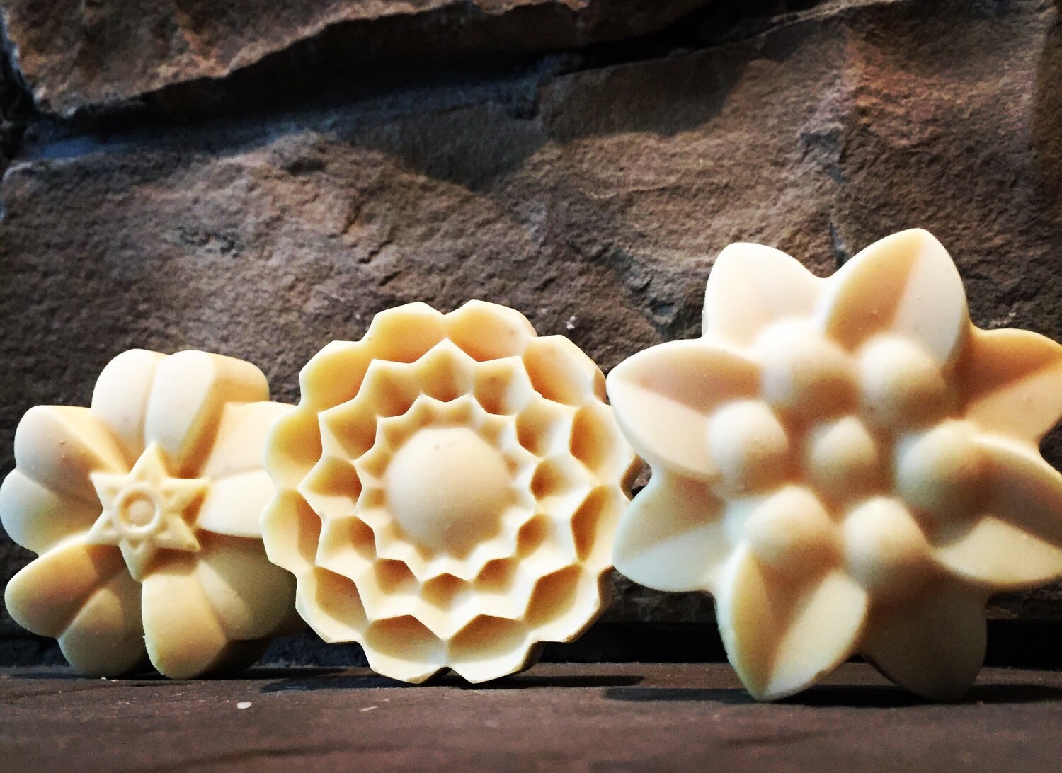 Flower shaped soap Lavender Lemon All Natural Soap spring