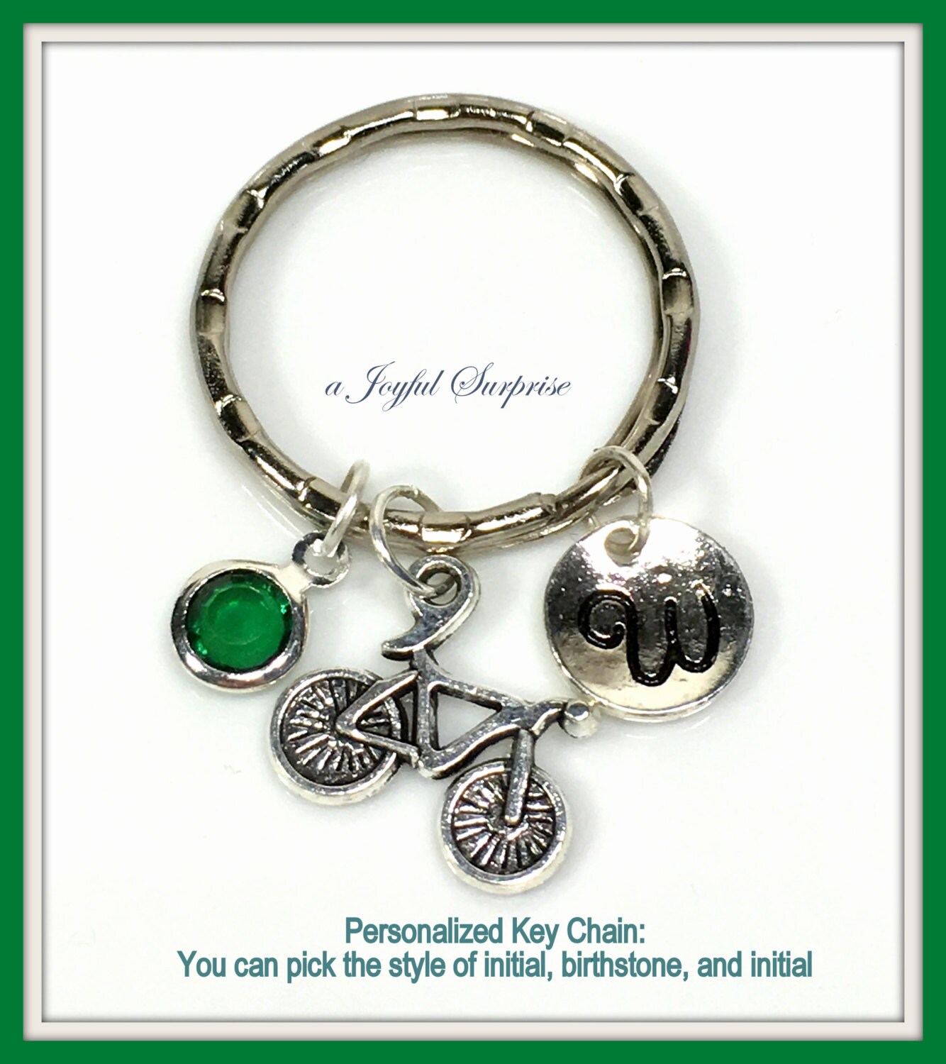 SALE Bike KeyChain SMALL Bicycle Key chain Biker Keyring