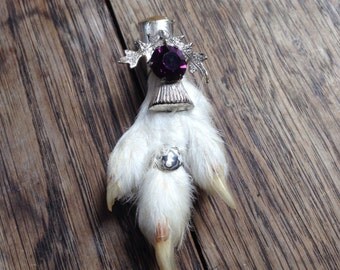 Items similar to Lucky Rabbit Foot Tattoo Flash Print on Etsy