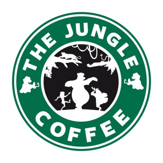 SVG Disney Starbucks The Jungle coffee Jungle book by ...