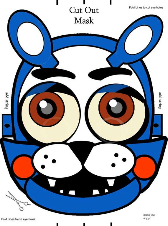 Top five nights at freddy's printable mask Hudson Website