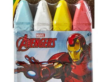 Crayola 4ct Sidewalk Chalk-Iron Man