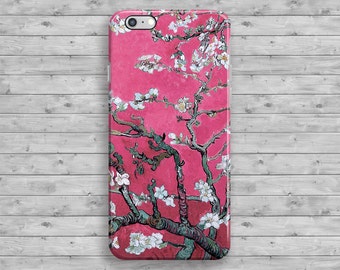 Pink Almond Blossom Van Gogh iPhone 6 Case, Floral iPhone 7 Case, iPhone 6S case, iPhone 6 Plus, iPhone 6S Plus, iPhone SE Case, 4 4S 5S 5C