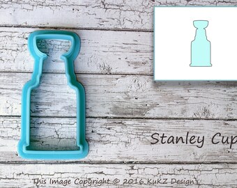 Stanley cup cookie cutter / Hockey cookie cutter / Stanley cup fondant cutter / Sport cookie cutter / Cookie cutters / fondant cutters