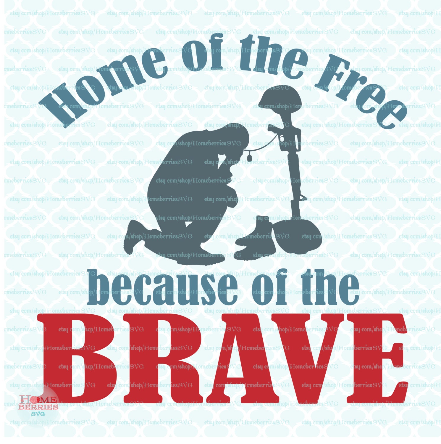 clipart home of the free because of the brave