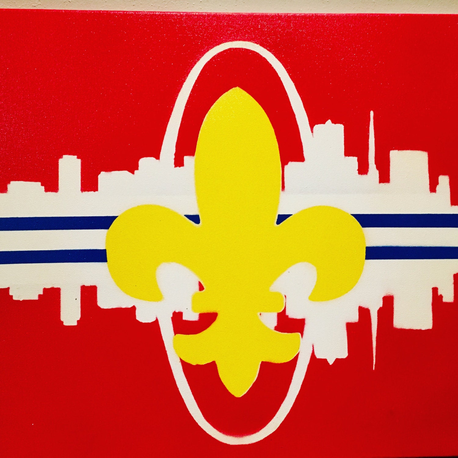 St. Louis Cityscape Fleur de Lis Combo
