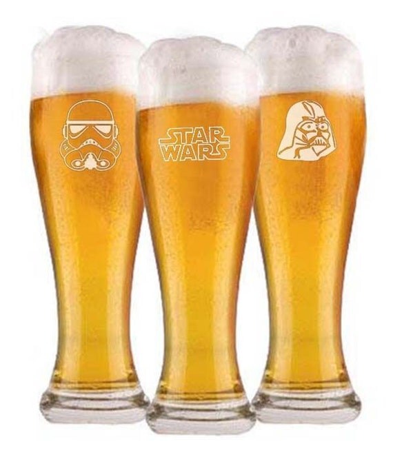 star wars beer glass