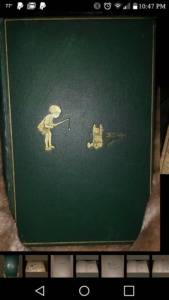 Winnie the Pooh. First Edition First Print 1926.