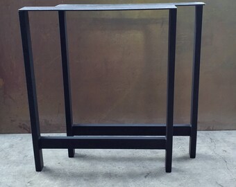 Metal table legs H set of 2