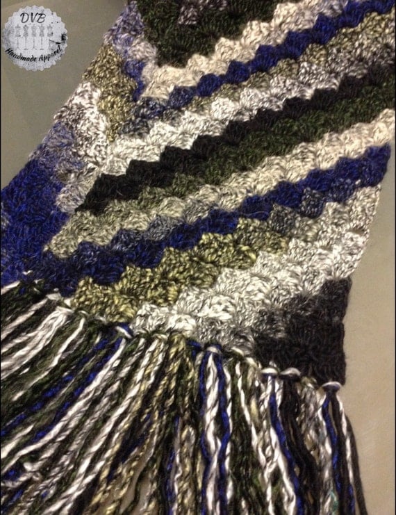 Items similar to Scarf with tassels on Etsy