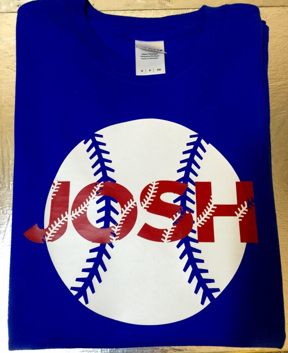 Baseball Monogrammed T-Shirt for Boys or Girls