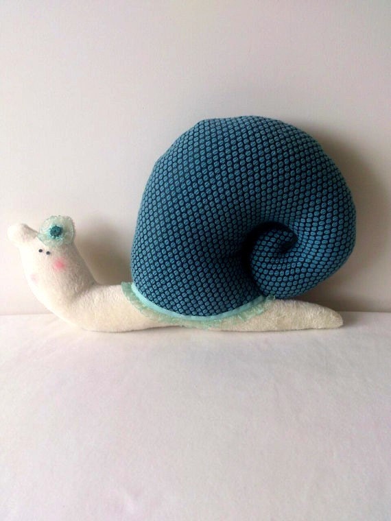 snail stuffed toy