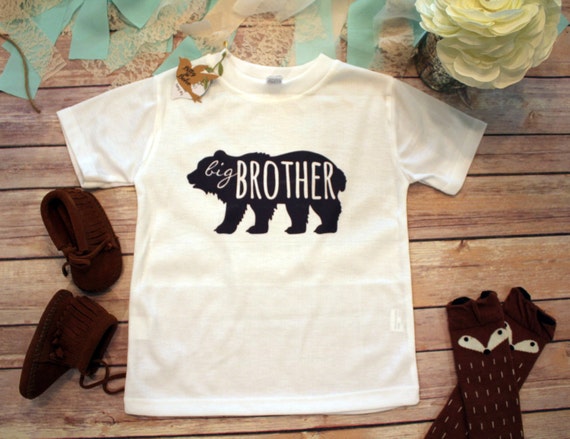 Big Brother Shirt Brother Bear Shirt Hipster Baby Clothes