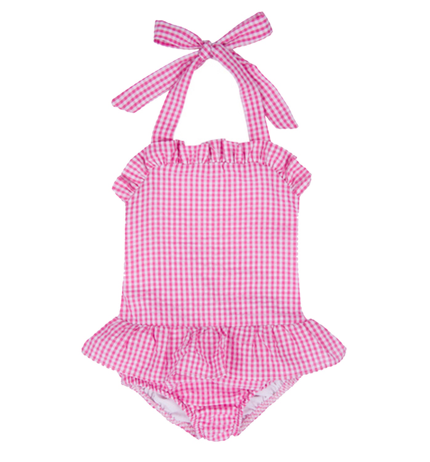 Baby Girl Seersucker Swimsuit Toddler One By Lovelyforlittles