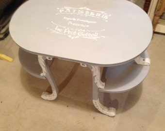 SOLD Ornate shabby chic coffee table