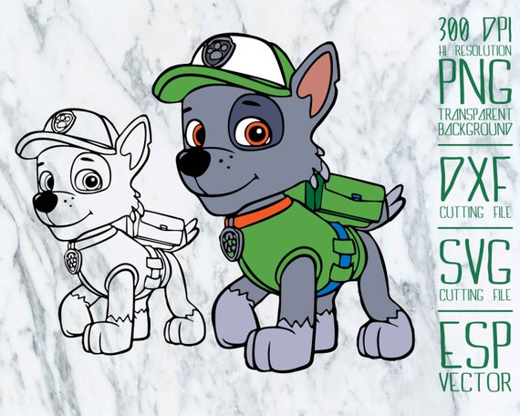 Download Rocky Paw patrol Clipart /PNG /transparent/ 300dpi by ...