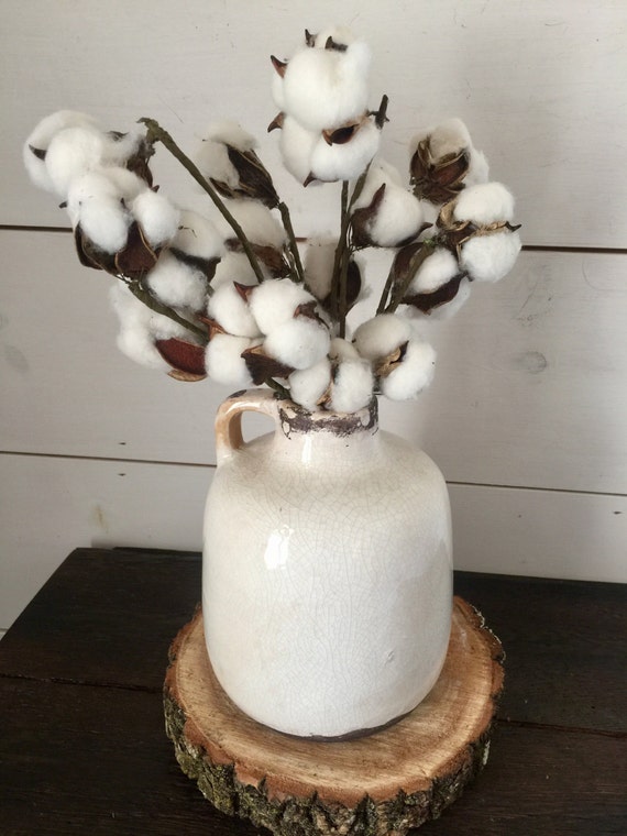 Cotton Arrangement cotton farmhouse decor rustic decor