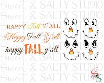 scarecrow template happy fall y'all digital file