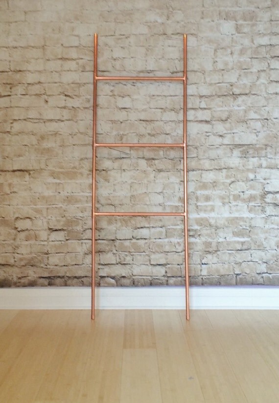Copper Pipe Blanket Ladder 3 Rung
