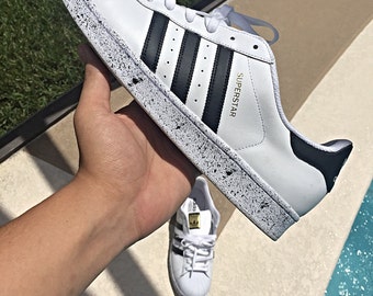 Adidas Superstar Custom "oreos", Custom Adidas, Adidas Superstars, Custom Adidas Superstars