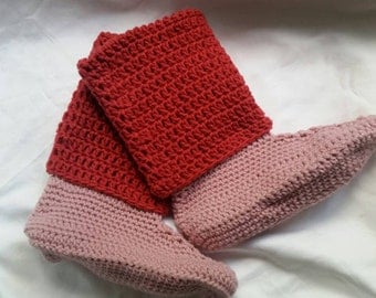 Slipper boots, slippers, crochet slippers, crochet slipper boots, womens slippers, house slippers, womens slipper boots, crochet boots