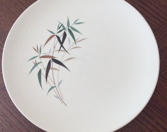 Royal Doulton Bamboo Dinner Plate, Vintage Plate, 1970s Plate, Midcentury ceramic, Vintage Royal Doulton, Retro Dinner Plate