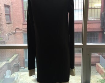 Black and White Turtleneck
