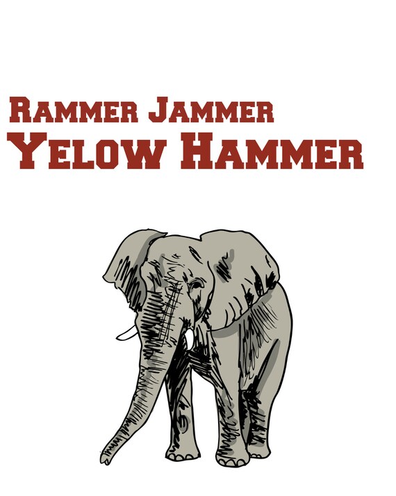 rammer jammer yellow hammer t shirt