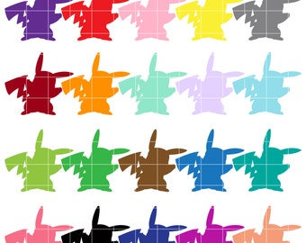 Pikachu pokemon go Pokemon party Pokemon decor Pokemon digital kawaii Pokemon silhouettes Pokemon clipart Pokemon clip art Pikachu clipart
