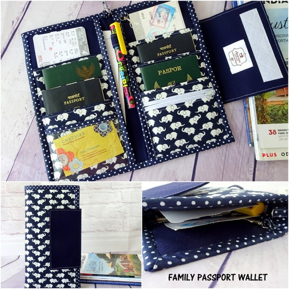 Family Passport Travel Holder PDF SEWING by ChezviesPatterns