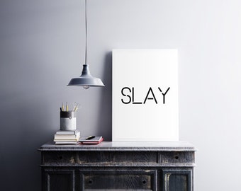 Beyonce Formation Slay, typography art,print home decor song lyrics print,Beyoncé Quote Girl Room Decor I woke up like this Beyonce Queen B
