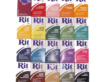 Rit Dye Powder all purpose fabric color tinte laundry clothing jeans you choose color